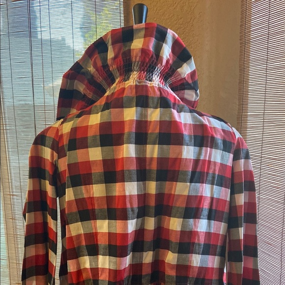 Plaid Ruffled Jacket - Picture 2 of 2